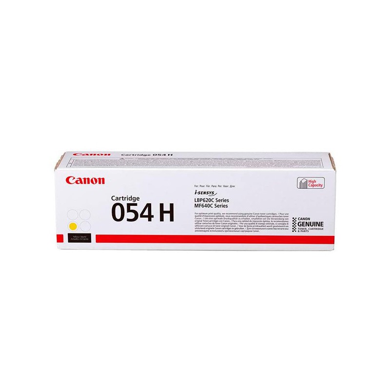 TONER CANON ORIG.054H 3025C002 AMARILLO 2.300 PAG.
