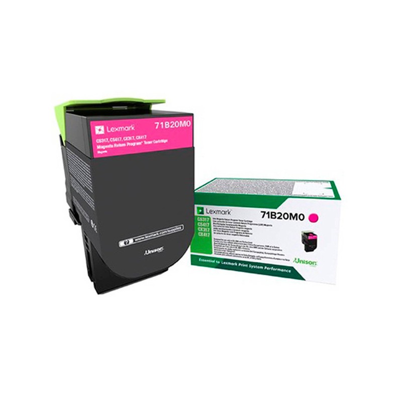TONER LEXMARK ORIG. 71B20M0 MAGENTA 2300 PAG.
