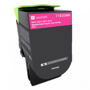 TONER LEXMARK ORIG. 71B20M0 MAGENTA 2300 PAG.