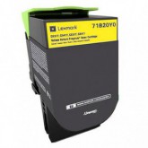 TONER LEXMARK ORIG. 71B20Y0 AMARILLO 2300 PAG.