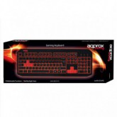 TECLADO APPROX GAME WIRED NEGRO/ROJO RETROILUM.APPBLIZZARD*