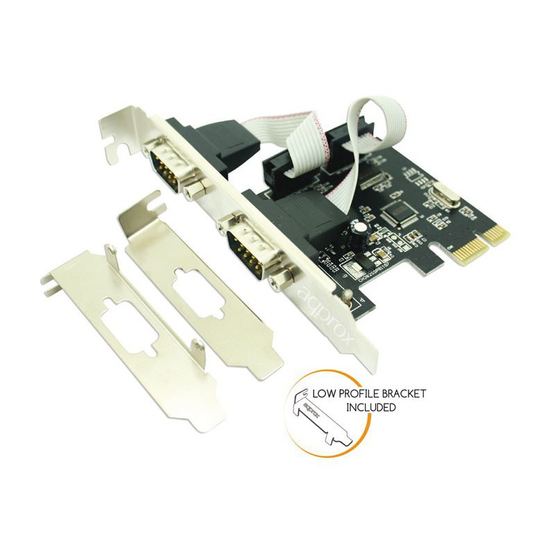 TARJETA APPROX PCIE 2 PUERTO SERIE APPPCIE2S