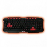 TECLADO APPROX GAMING NEGRO/ROJO APPKUBIC*