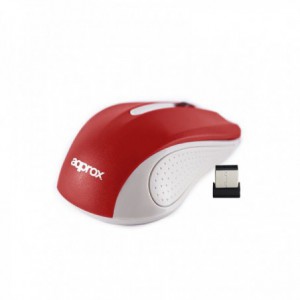 RATON APPROX WIRELESS LITE GRIS/ROJO APPWMLITERV2*