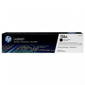 TONER HP ORIG. CE310AD NEGRO Nº126A (PACK 2)