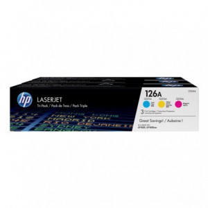 TONER HP ORIG. CF341A TRICOLOR Nº126 (PACK 3)