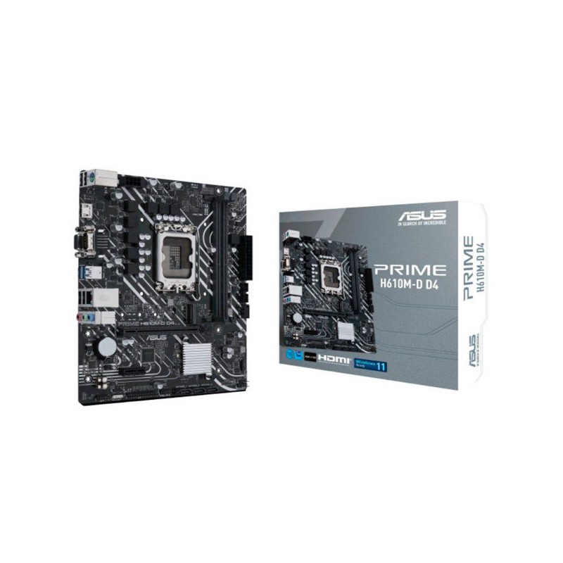 PLACA BASE ASUS PRIME H610M-D D4 SOCKET 1700 MATX/VGA/HDMI