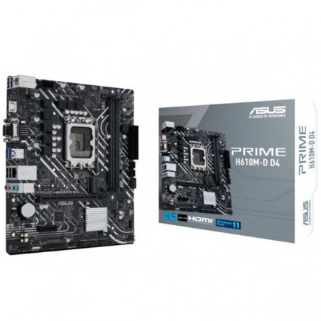 PLACA BASE ASUS PRIME H610M-D D4 SOCKET 1700 MATX/VGA/HDMI