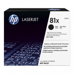 TONER HP ORIG. CF281X  Nº 81X 25.000 PAG. NEGRO