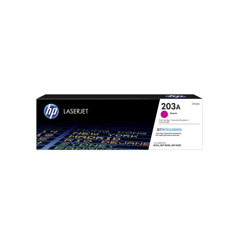TONER HP ORIG. CF543A 1300 PAGINAS MAGENTA Nº203