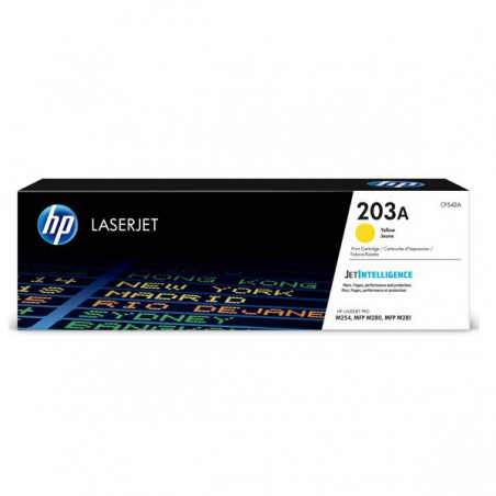 TONER HP ORIG. CF542A 1300 PAGINAS AMARILLO Nº203