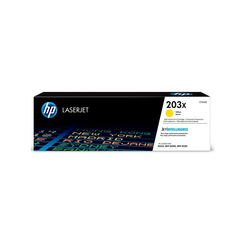TONER HP ORIG. CF542X 2.500 PAGINAS AMARILLO 