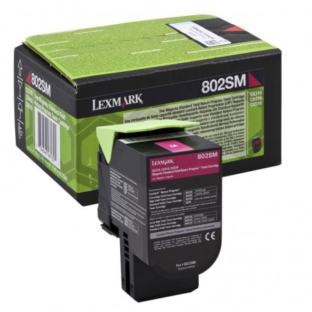 TONER LEXMARK ORIG.CX310/410/510 MAGENTA 2.000 PAG.