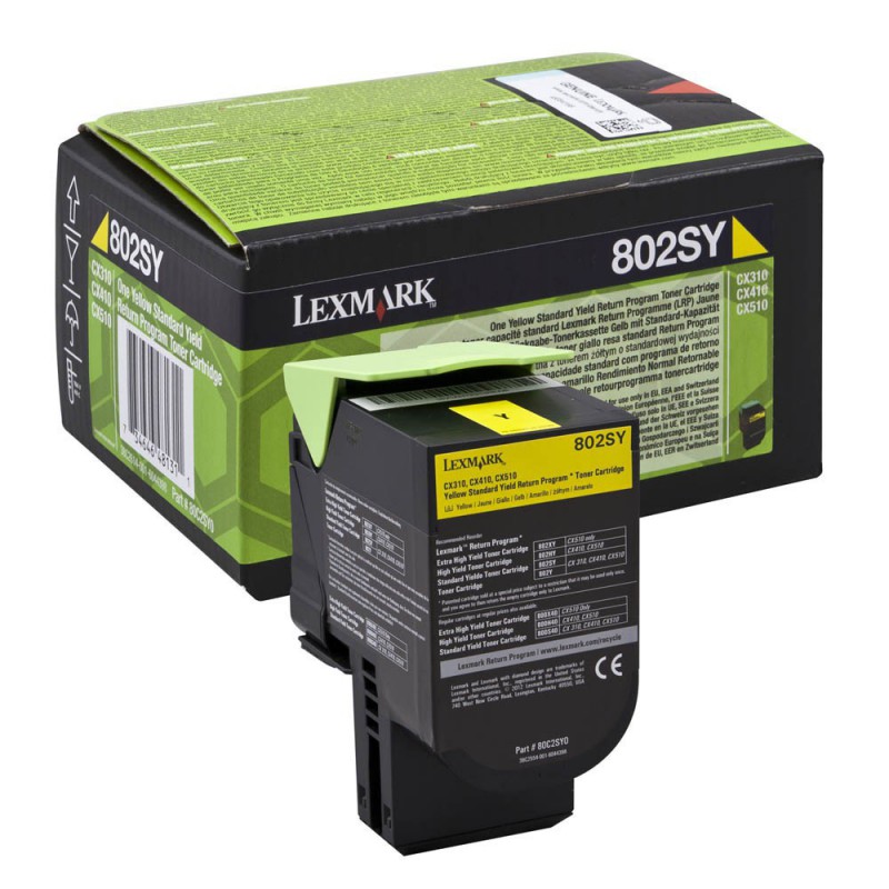 TONER LEXMARK ORIG.CX310/410/510 YELLOW 2.000 PAG.