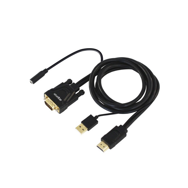 ADAPTADOR APPROX HDMI A VGA+AUDIO+POWER CONVERTER APPC22*