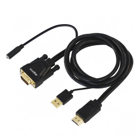 ADAPTADOR APPROX HDMI A VGA+AUDIO+POWER CONVERTER APPC22*