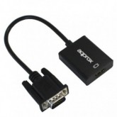 ADAPTADOR APPROX VGA(M)A HDMI(H) APPC25